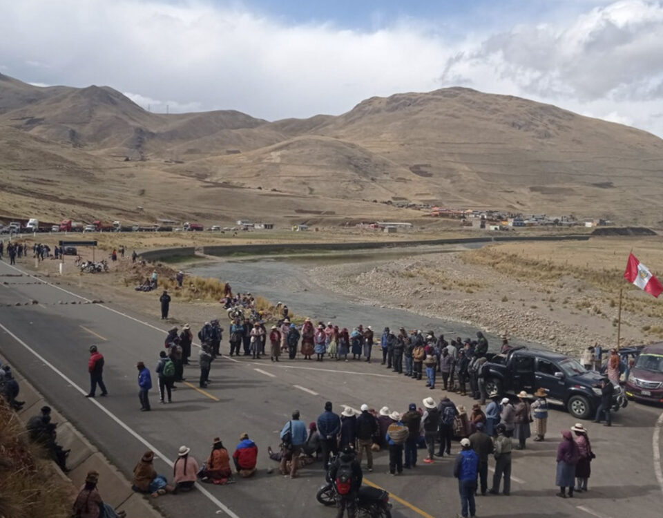 Protestas en la región Puno