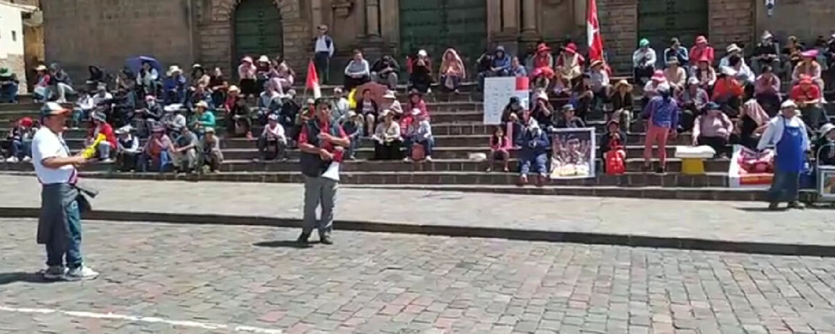 Protesta en Cusco