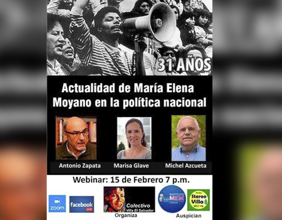 31 años del asesinato de María Elena Moyano