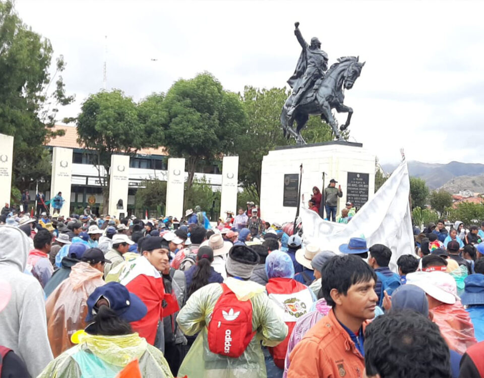 Las marchas continúan en la región Cusco