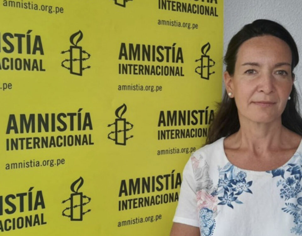 Marina Navarro Mangado, directora de Amnistía Internacional de Perú