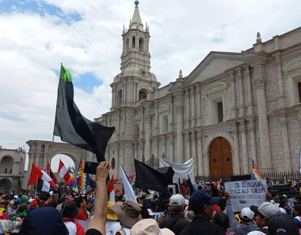 Protesta en Arequipa