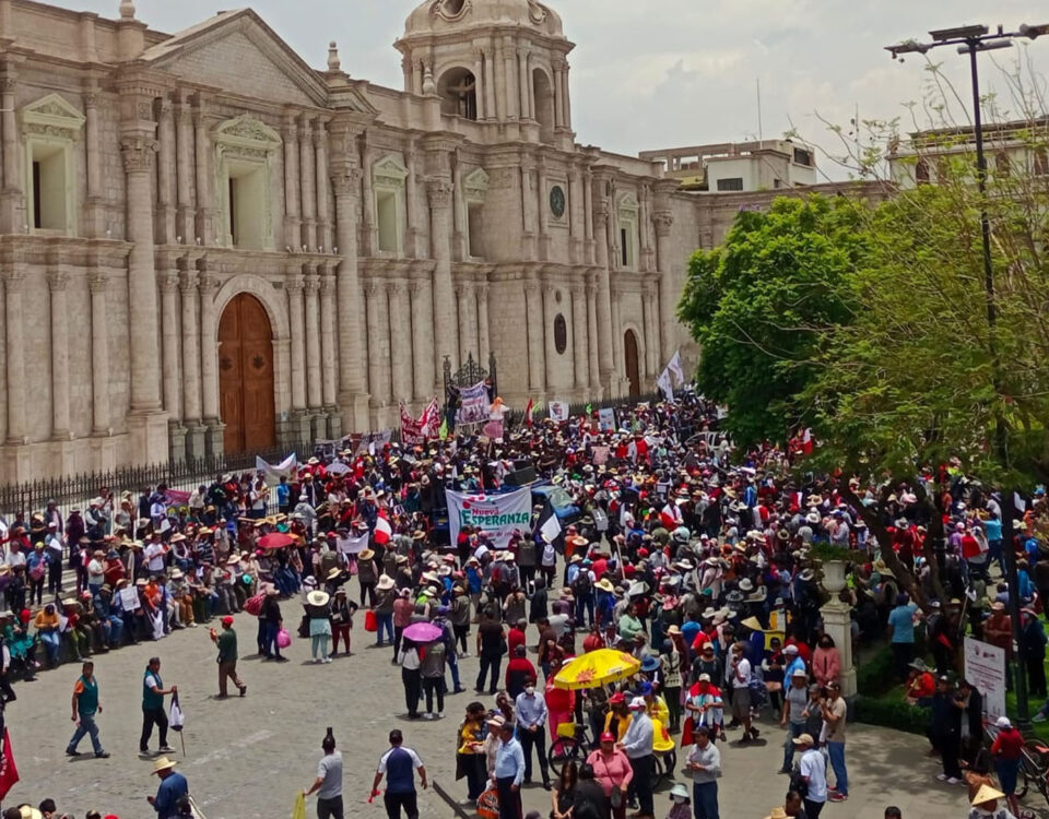 Protesta en Arequipa