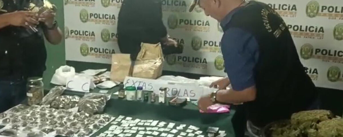 Policía intervino a presunto integrante de una banda dedicado a la distribución de droga
