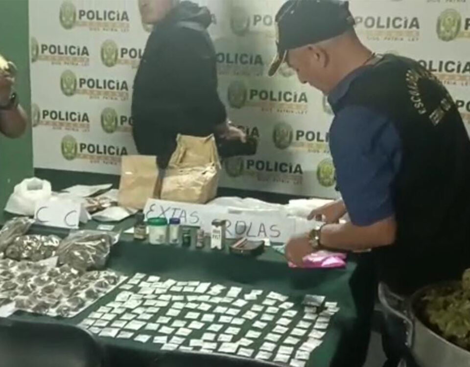 Policía intervino a presunto integrante de una banda dedicado a la distribución de droga